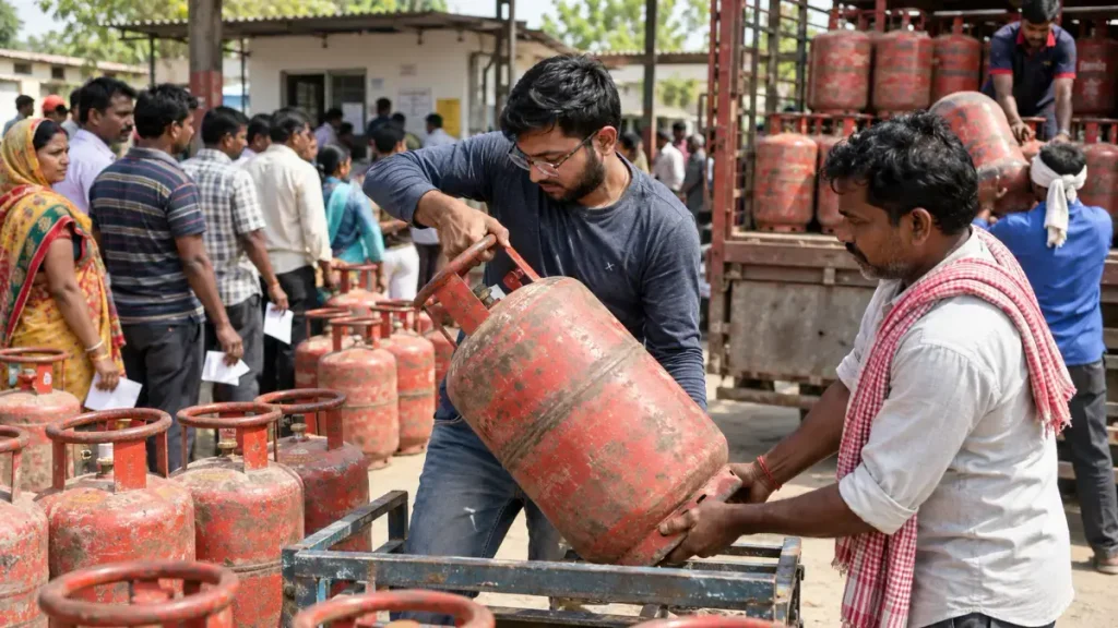 LPG सिलेंडर e-KYC अनिवार्य: 1 अक्टूबर से लौटेगी दोहरी मूल्य व्यवस्था 2 LPG सिलेंडर e-KYC