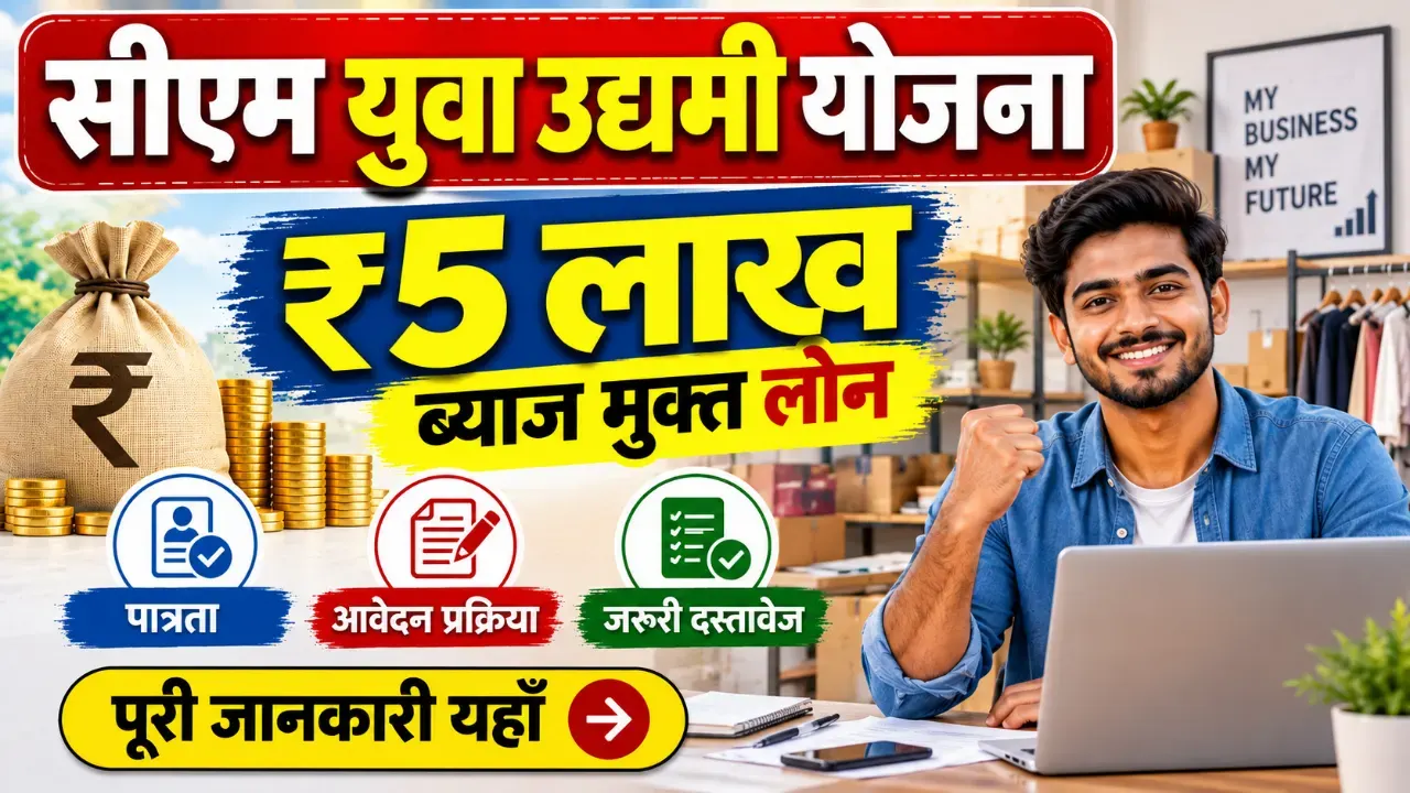 CM Yuva Udyami Yojana | सीएम युवा उद्यमी योजना