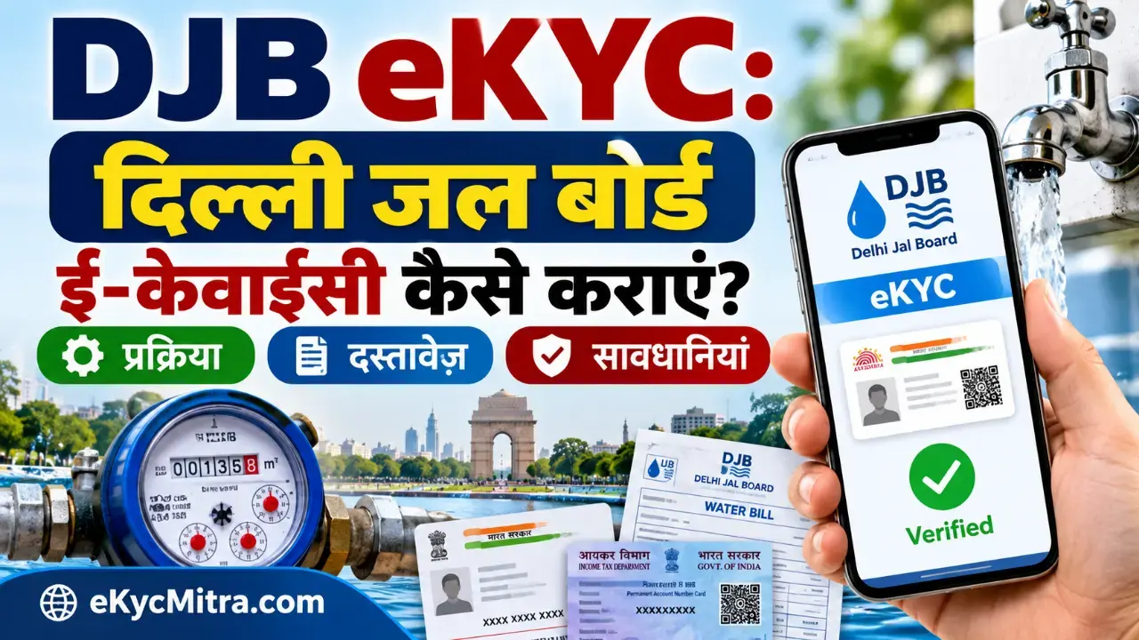 DJB eKYC process guide | delhi jal board ekyc