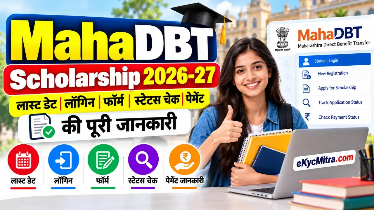 MahaDBT Scholarship 2026-27