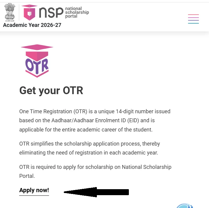OASIS Scholarship 2026-27: Apply, Amount, Status Check aur Last Date 1 OASIS Scholarship Apply Online