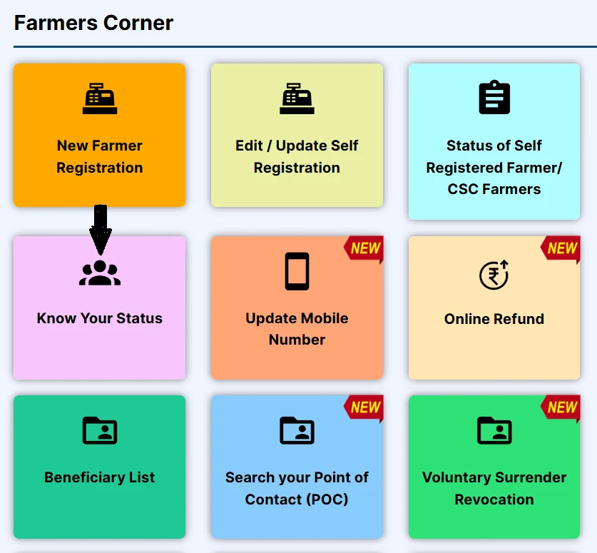 PM Kisan Status Check Online